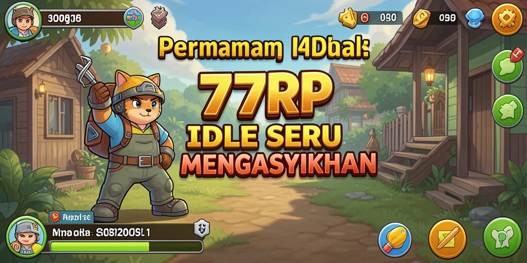 Tampilan gameplay Idle yang menarik dan mengasyikkan dari 77RP.