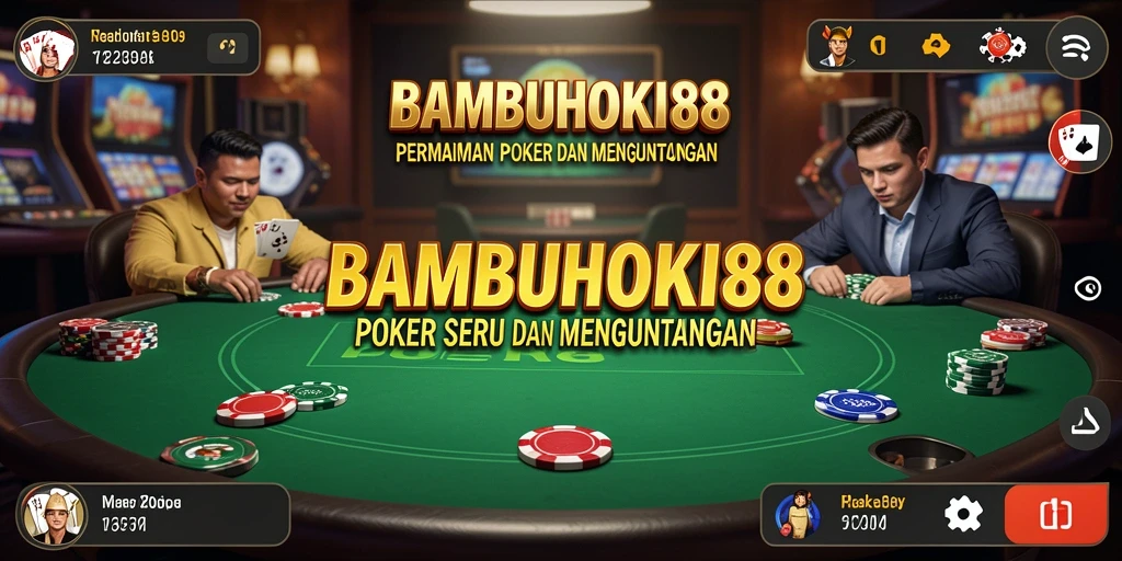 Tampilan gameplay seru dan kompetitif di BAMBUHOKI88.