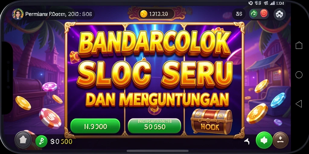 Tampilan gameplay menarik dan penuh warna dari BANDARCOLOK.