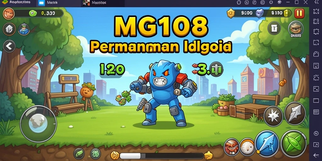 Gameplay MG108 yang menarik dan menyenangkan.