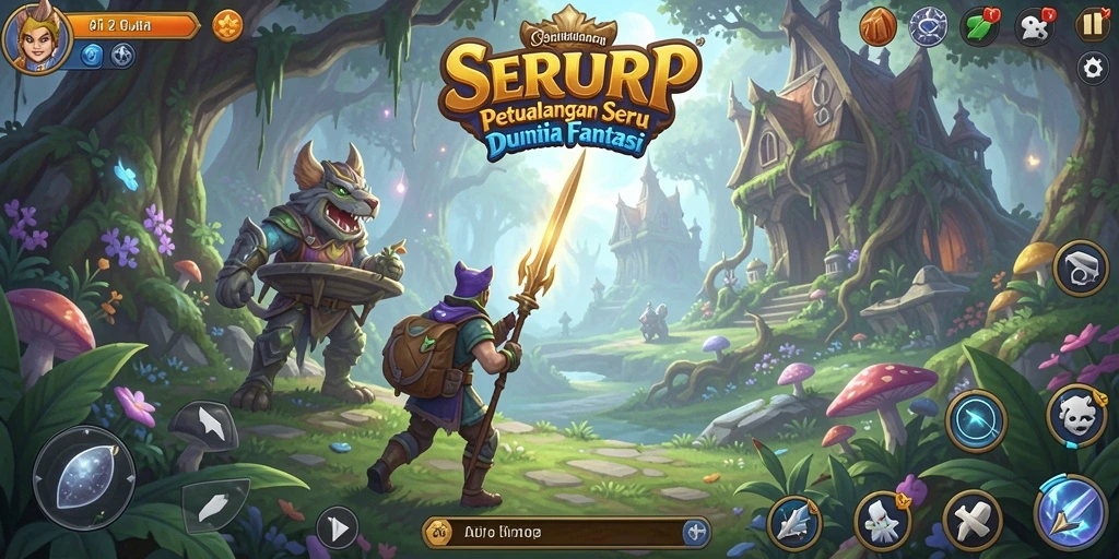 Tampilan menarik dari gameplay SERURP yang penuh petualangan.